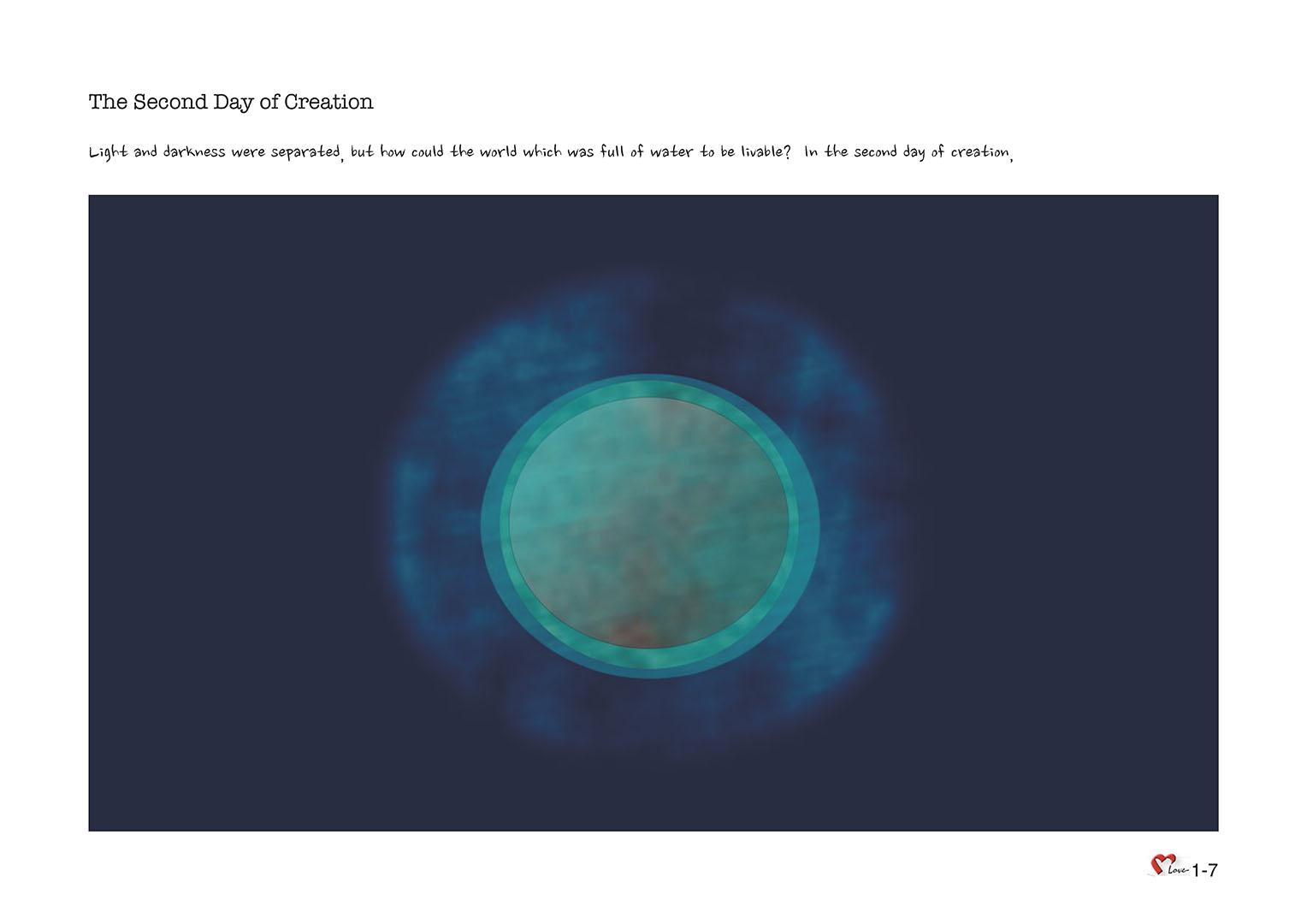 Chapter 1 - Lesson 1 - The Creation of the Heaven and the Earth