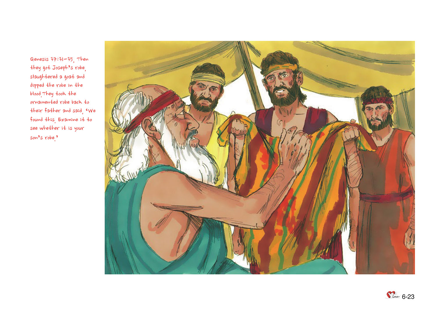 Chapter 6 - Lesson 14 - Joseph's Richly Ornamented Robe