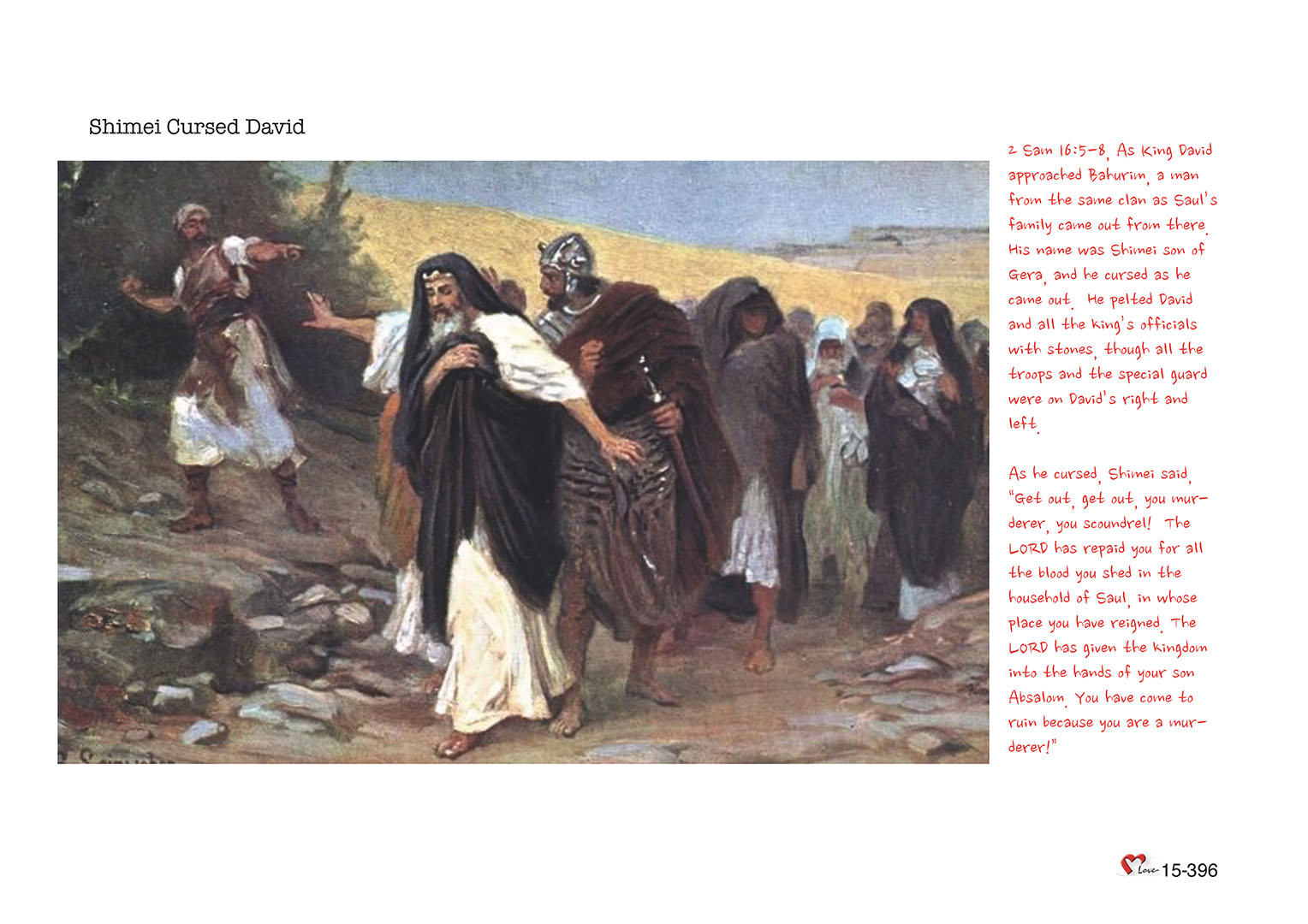 Chapter 15 - Lesson 49 - Absalom betrayed