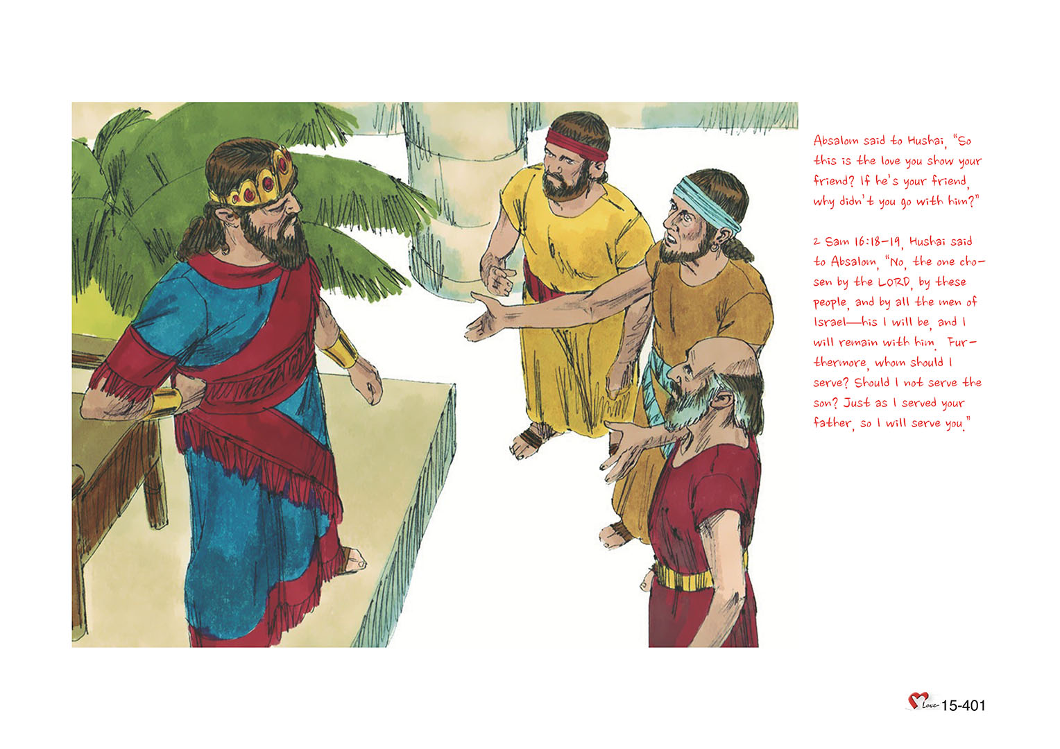 Chapter 15 - Lesson 49 - Absalom betrayed