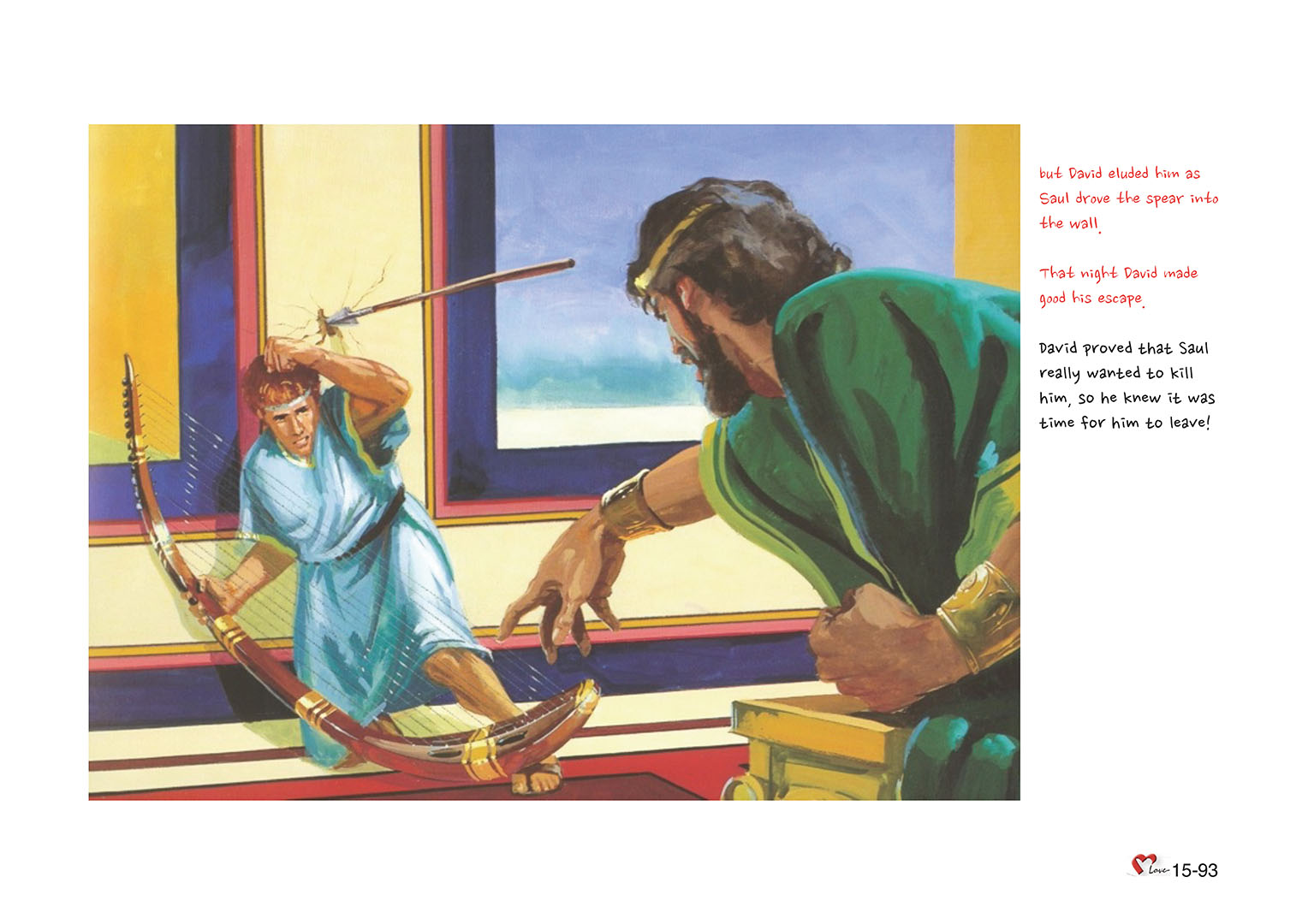 Chapter 15 - Lesson 46 - David Escaped from Saul