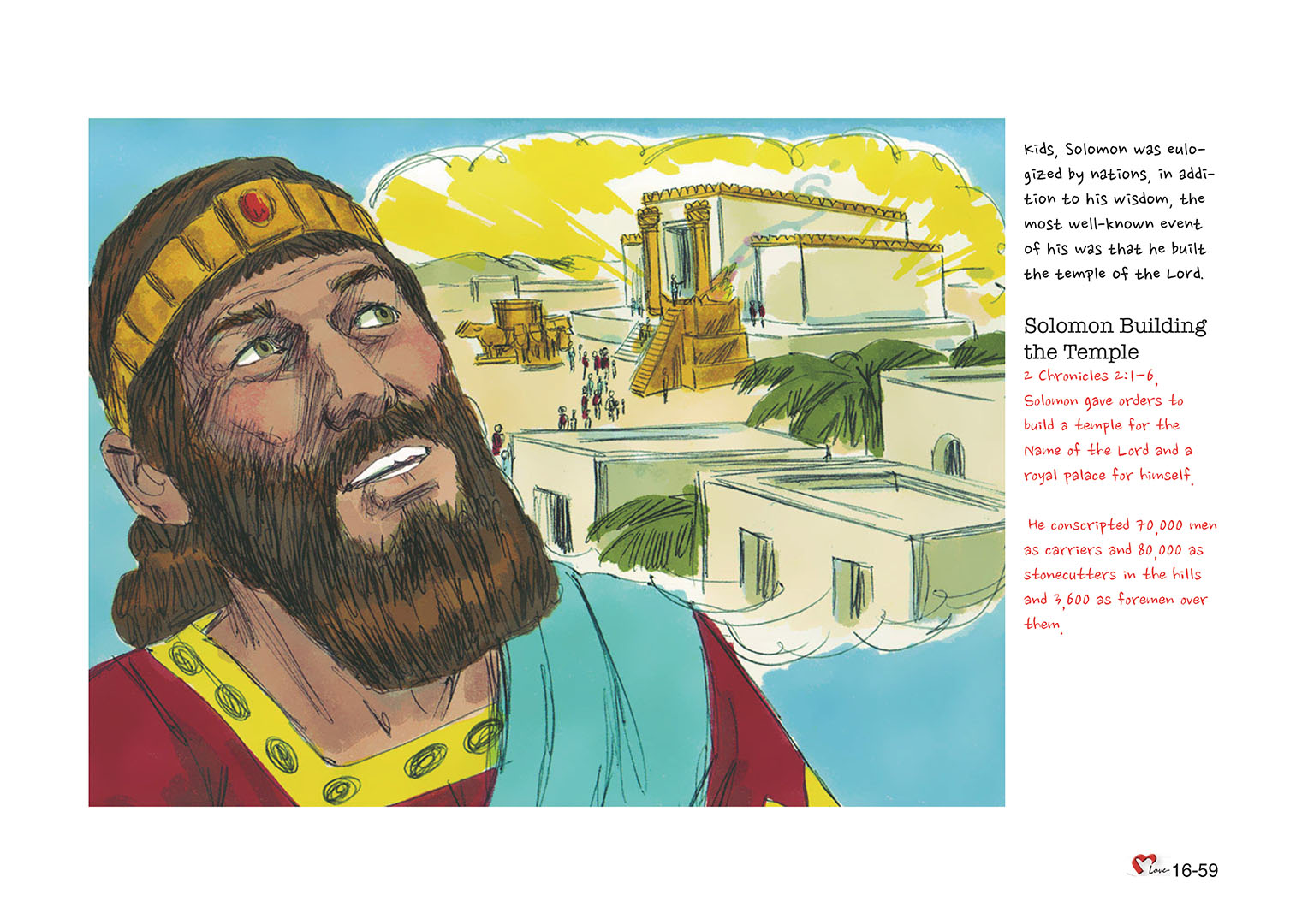 Chapter 16 - Lesson 51 - King Solomon Built Temple