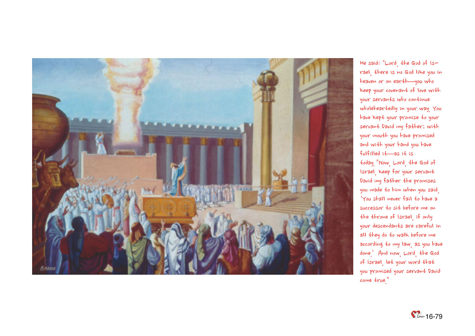 Chapter 16 - Lesson 51 - King Solomon Built Temple