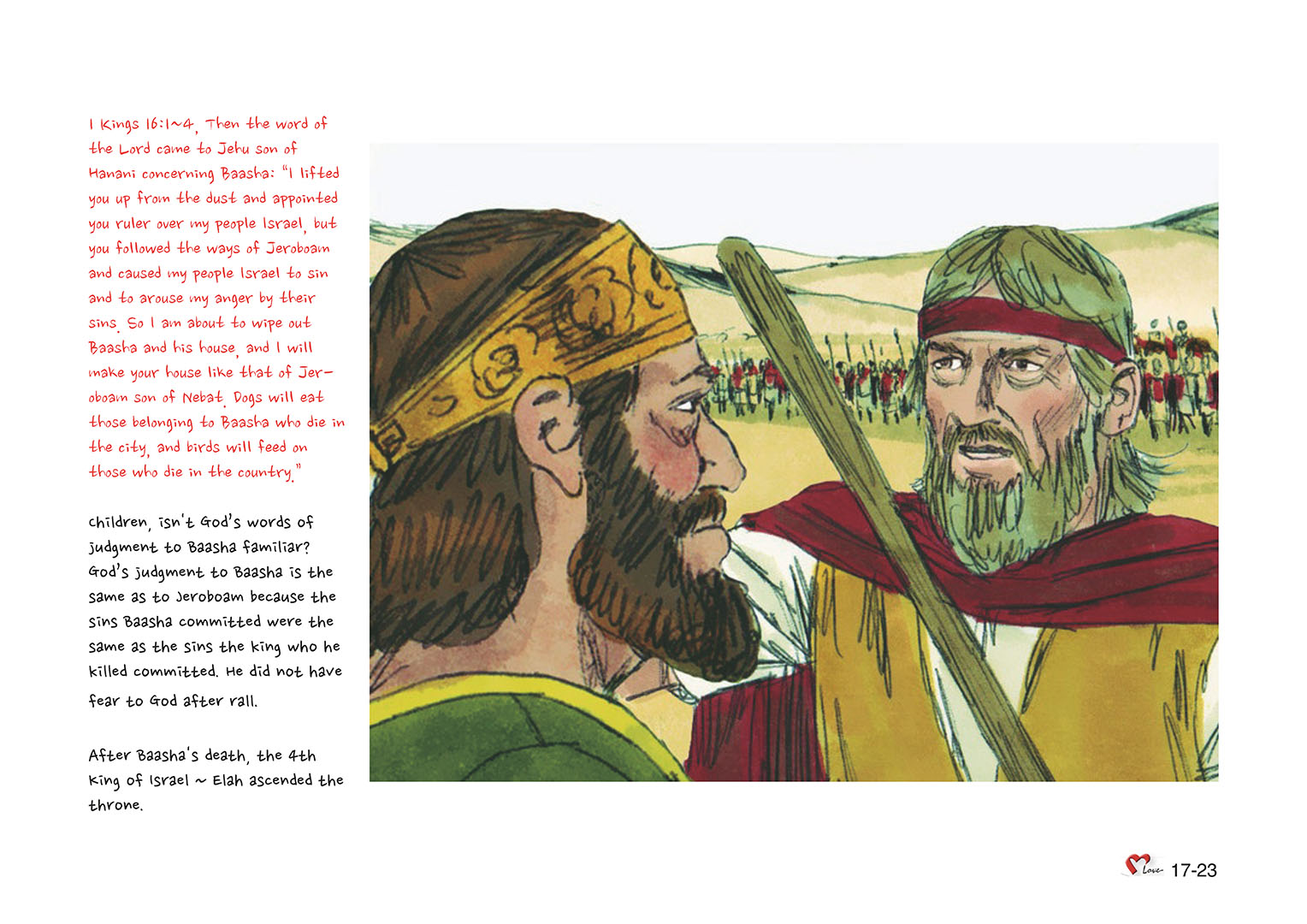 Chapter 17 - Lesson 53 - Kings of Israel: Jeroboam, Nadab, Baasha, Elah, Xinli, Omri