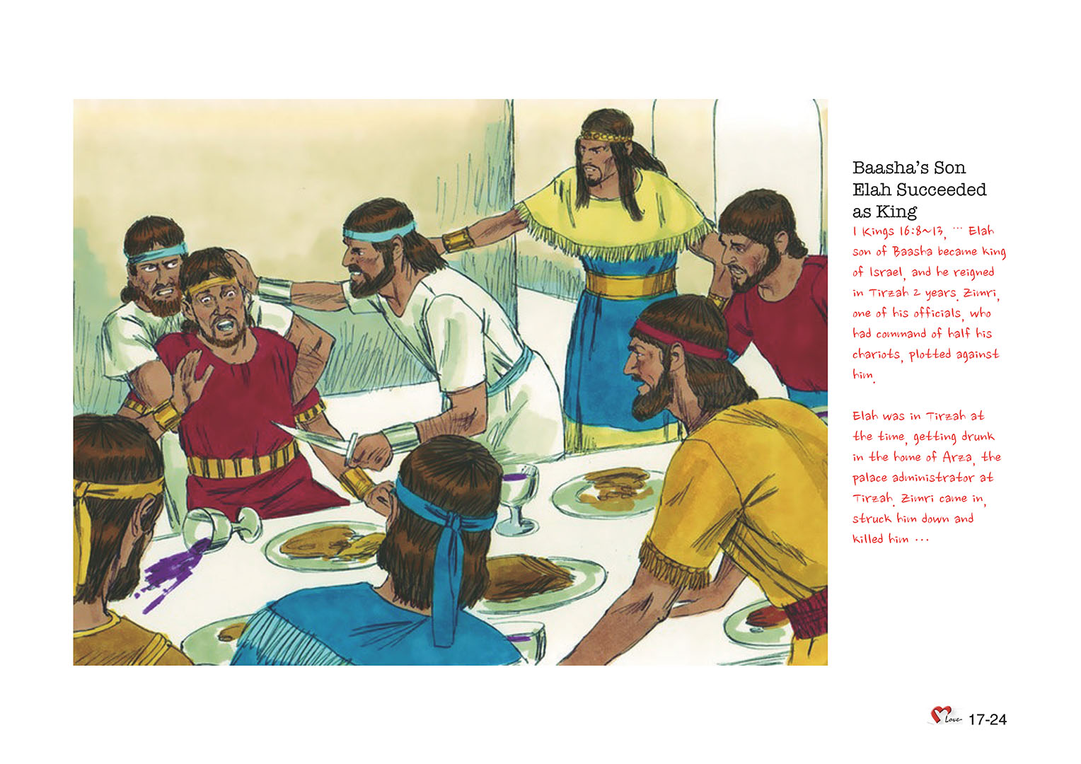 Chapter 17 - Lesson 53 - Kings of Israel: Jeroboam, Nadab, Baasha, Elah, Xinli, Omri