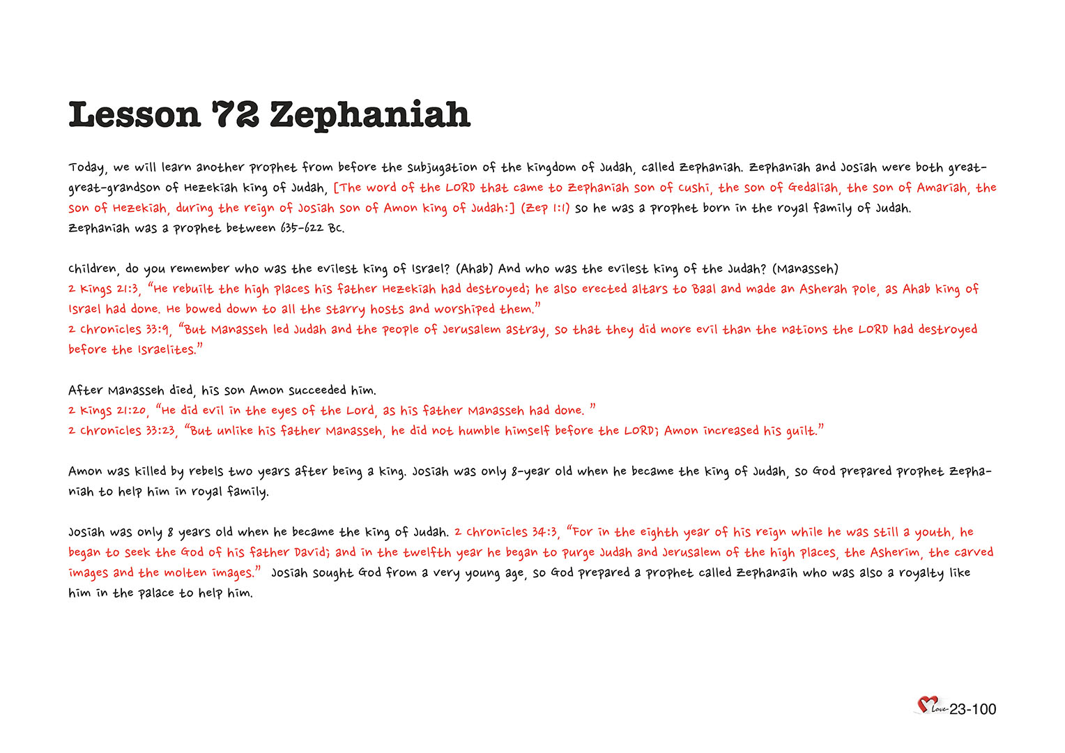 Chapter 23 - Lesson 72 - Zephaniah