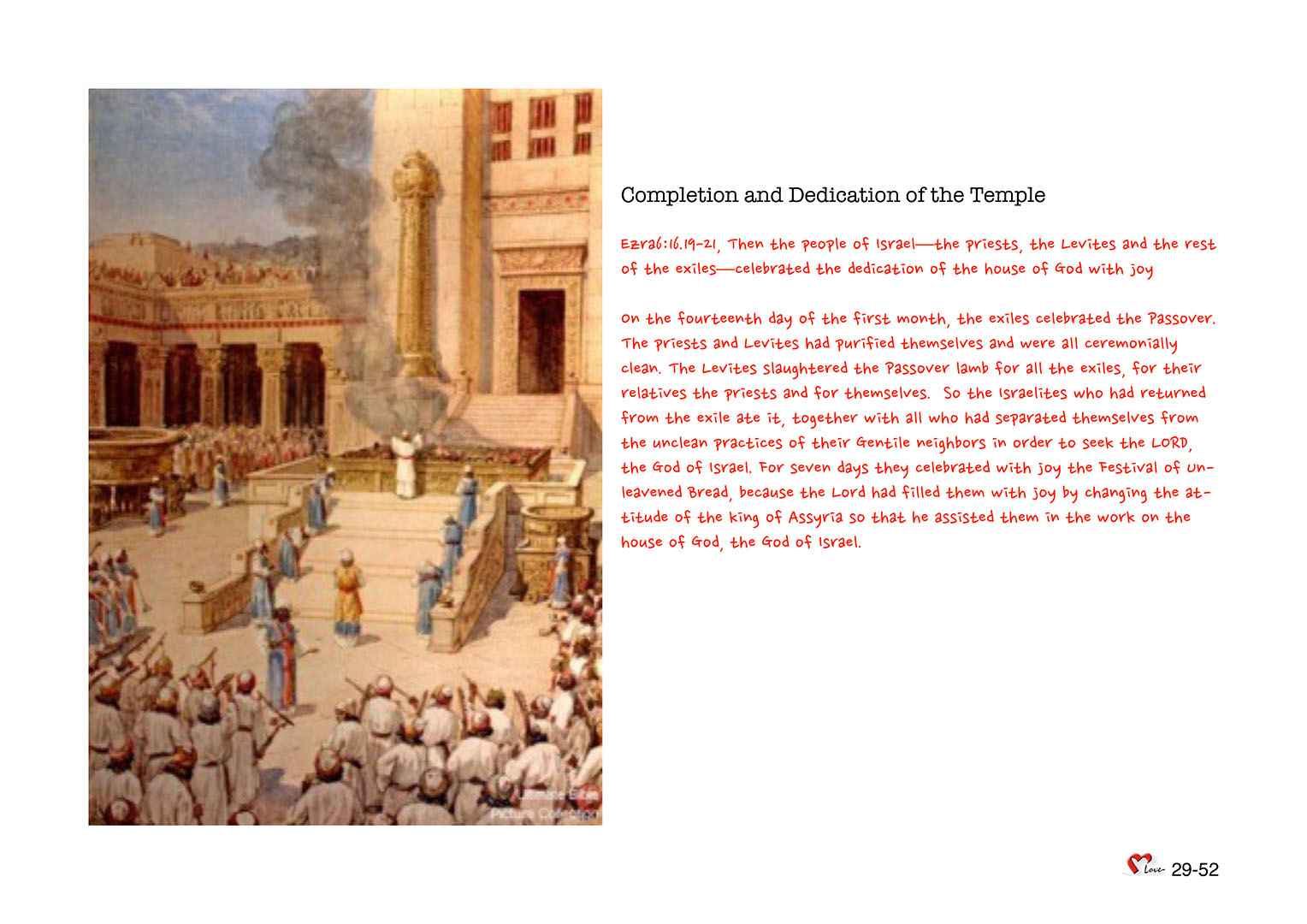 Chapter 29 - Lesson 91 - The First Return to Rebuild the Temple